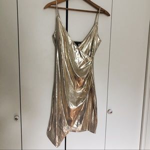 Forever 21 Gold Formal Dress